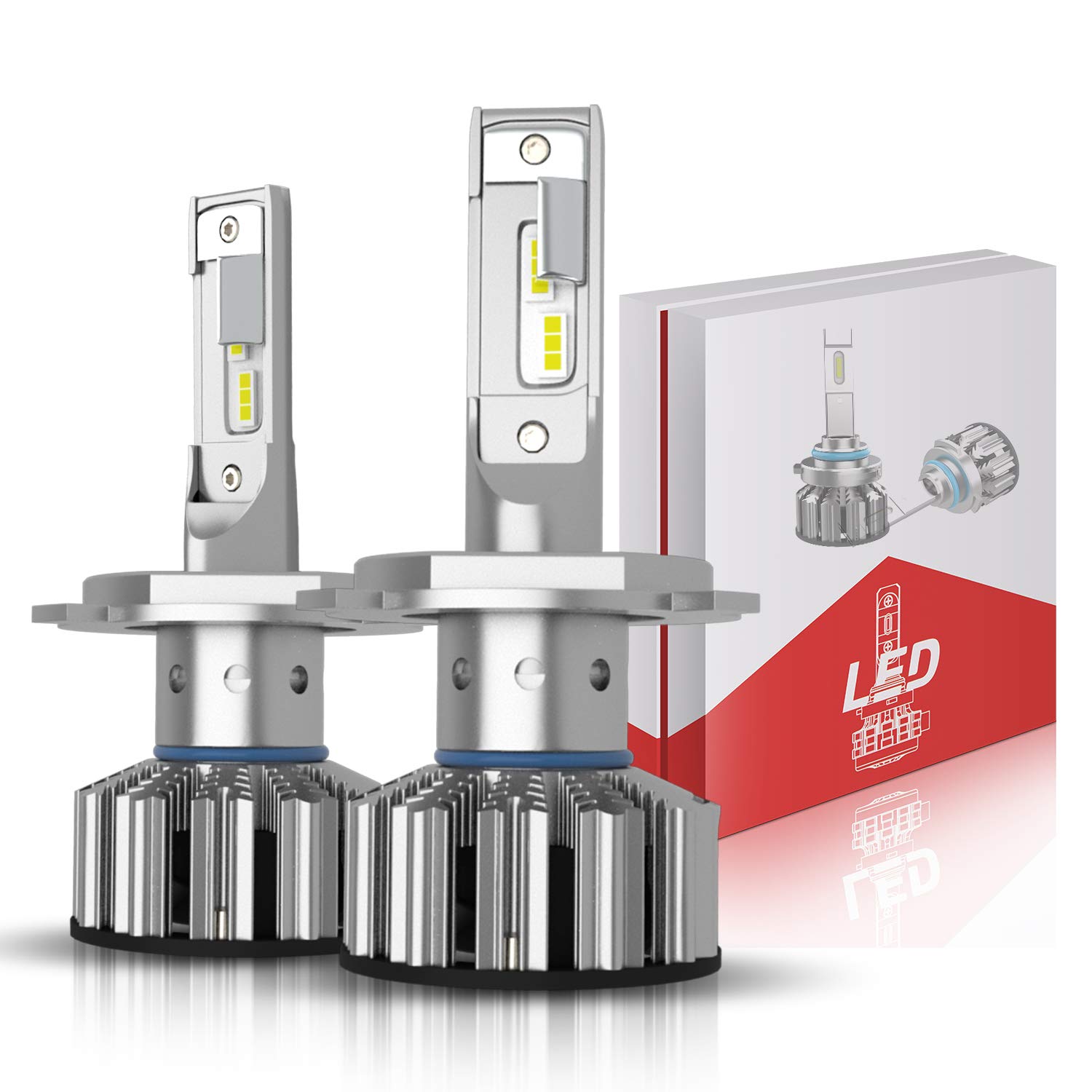 Buy H4/9003 LED Headlight Bulbs AllinOne Conversion Kit with Mini