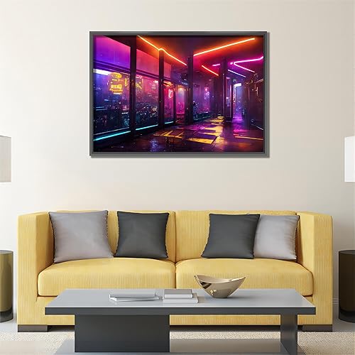 Miniatura 2 de Vaporwave - Póster de Synthwave para pared, diseño retro de los años 80, decoración de sala de juegos (16 x 24 pulgadas, negro1)