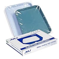 Vista 1 de JMU 500 fundas para bandejas dentales, 10.5 x 14 pulgadas, fundas de plástico desechables para bandejas de tamaño B Ritter