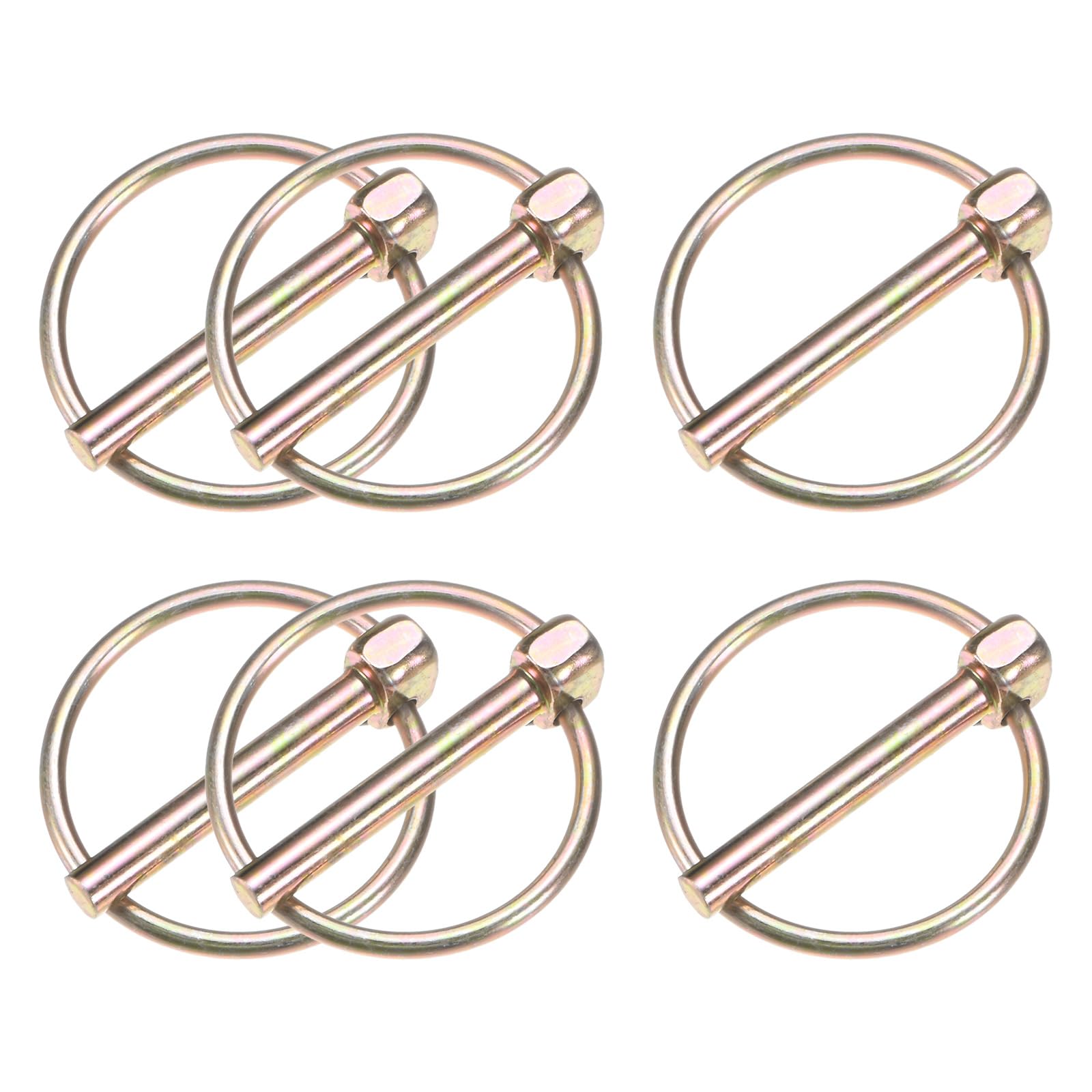M METERXITY 6-Pack 11/64" Linch Pin with Ring