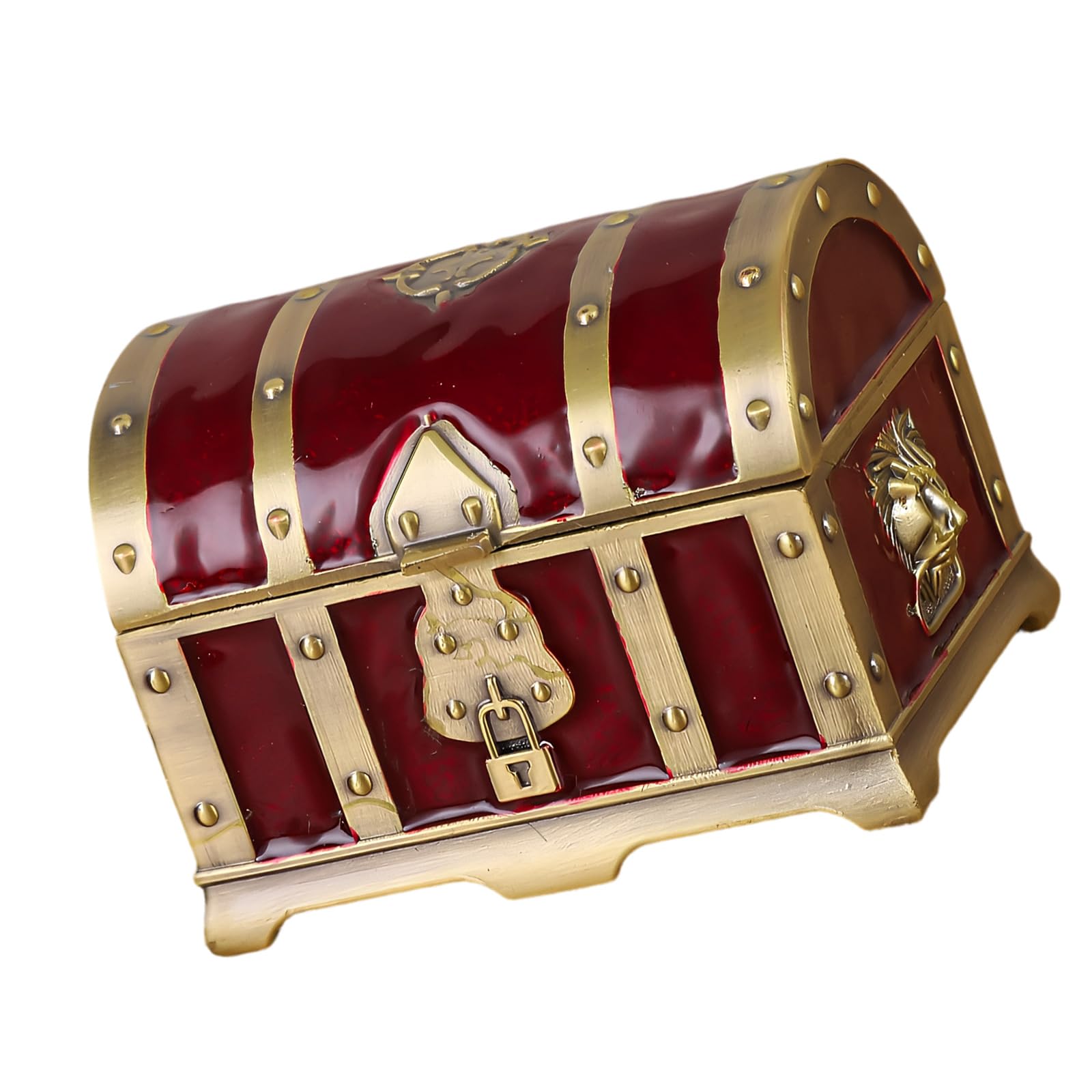 Geavonyg Artistic Decorative Jewelry Holder with Multiple Compartments Creative Organizers for Various Accessories Retro Organizers