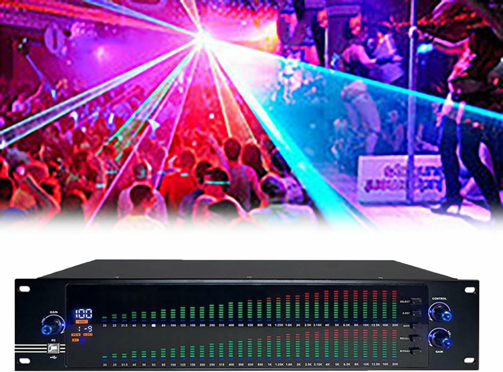 Ecualizador de audio digital VYUJHNBG: el control estéreo gráfico que tu estudio necesita