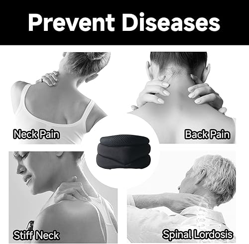 Miniatura 4 de Vitavix - Soporte de cuello para ronquidos, soporte para el cuello, soporte de cuello para dormir, tirantes ajustables de espuma suave para hombres