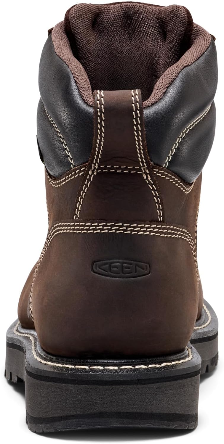 KEEN Utility Men's Cincinnati 6” Composite Toe Waterproof 90 Degree Heel Heavy Duty Work Boots