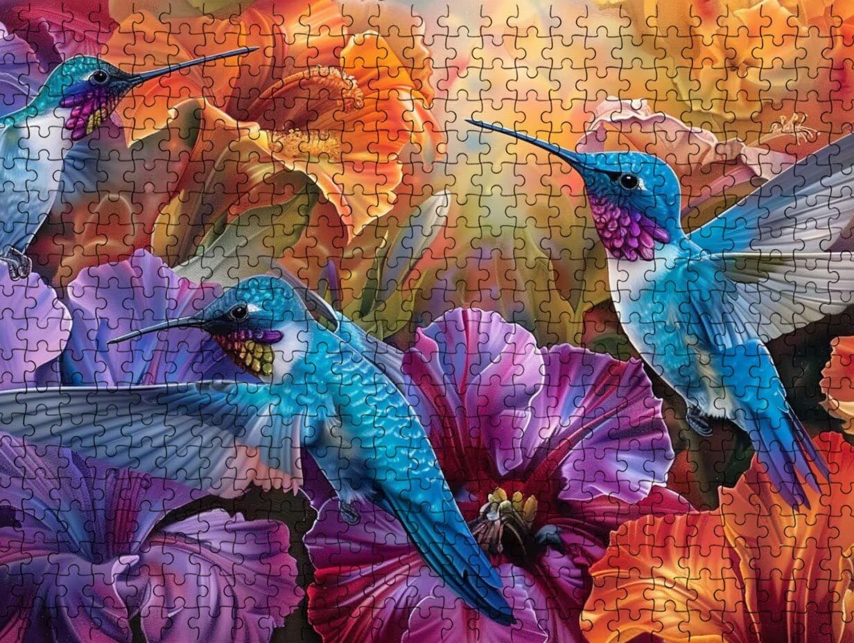 Puzzle 3000 para Adultos, PeoníA De PáJaro, Rompecabezas Clásicos LDYQS7450