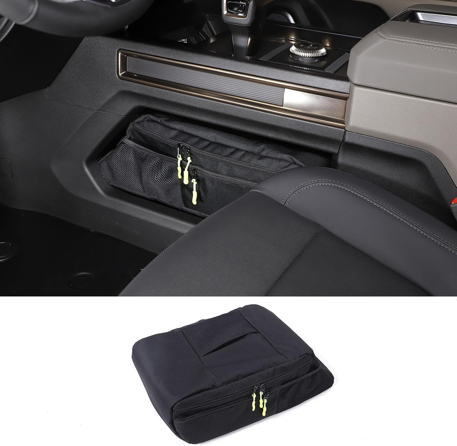 Under Central Control Storage Bag Compatible with 2024 2025 2026 Hummer EV Under Control Organizer Bag Car Organizer Accessories Suitable for Hummer EV