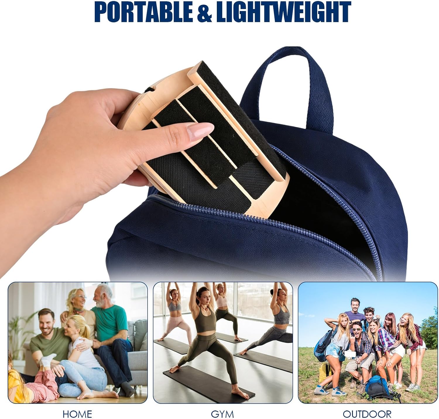 Ankle Strengthener Balance Board, Axis Foot Balance Board for Plantar Fasciitis Relief, Flat Feet Support & Ankle Rehab Exercises, Foot Strengthener Ankle Board for Balance & Stability