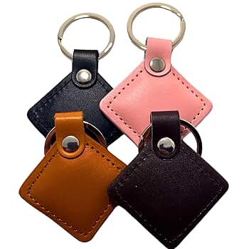 Amazon.com: Leather NFC Keychain Fobs - Access Card or