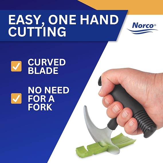 Big Grip T-Handle Rocker Knife Non-Slip Knife for One-Handed Cutting