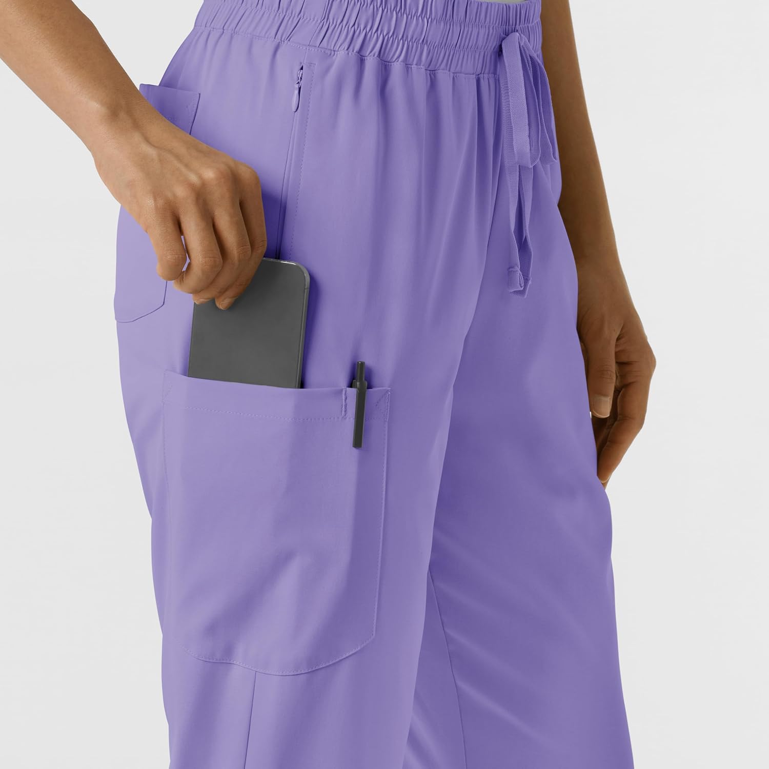 Wink Boundless Scrubs for Women, Bootcut Scrub Pant - Iris Purple, 2X Petite - Image 12