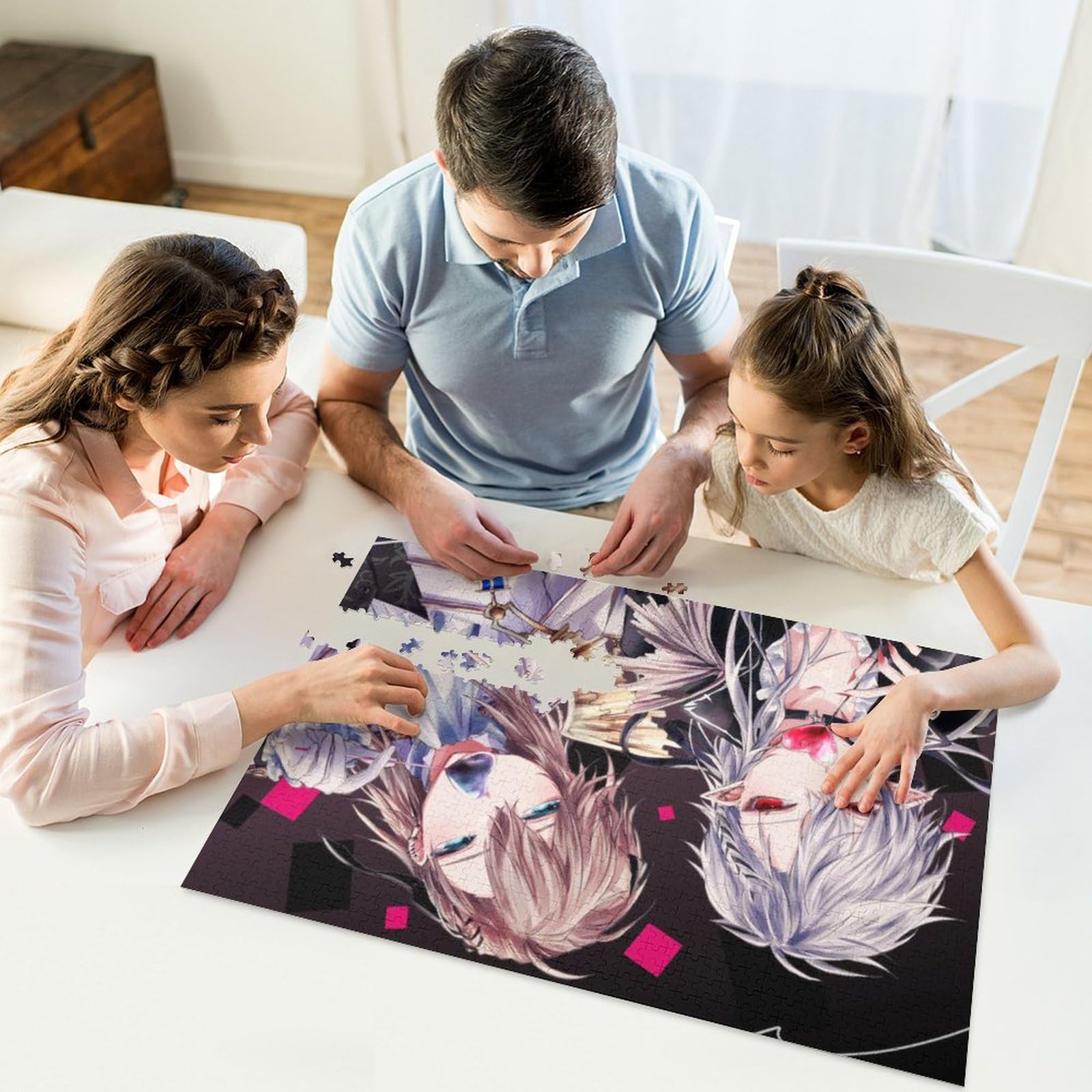 【完成品】アニメパズル５枚セット75cm✖️50cm 額付 Amazon.co.jp: VTuber にじ 葛葉 叶 ジグソーパズル 木製のパズル