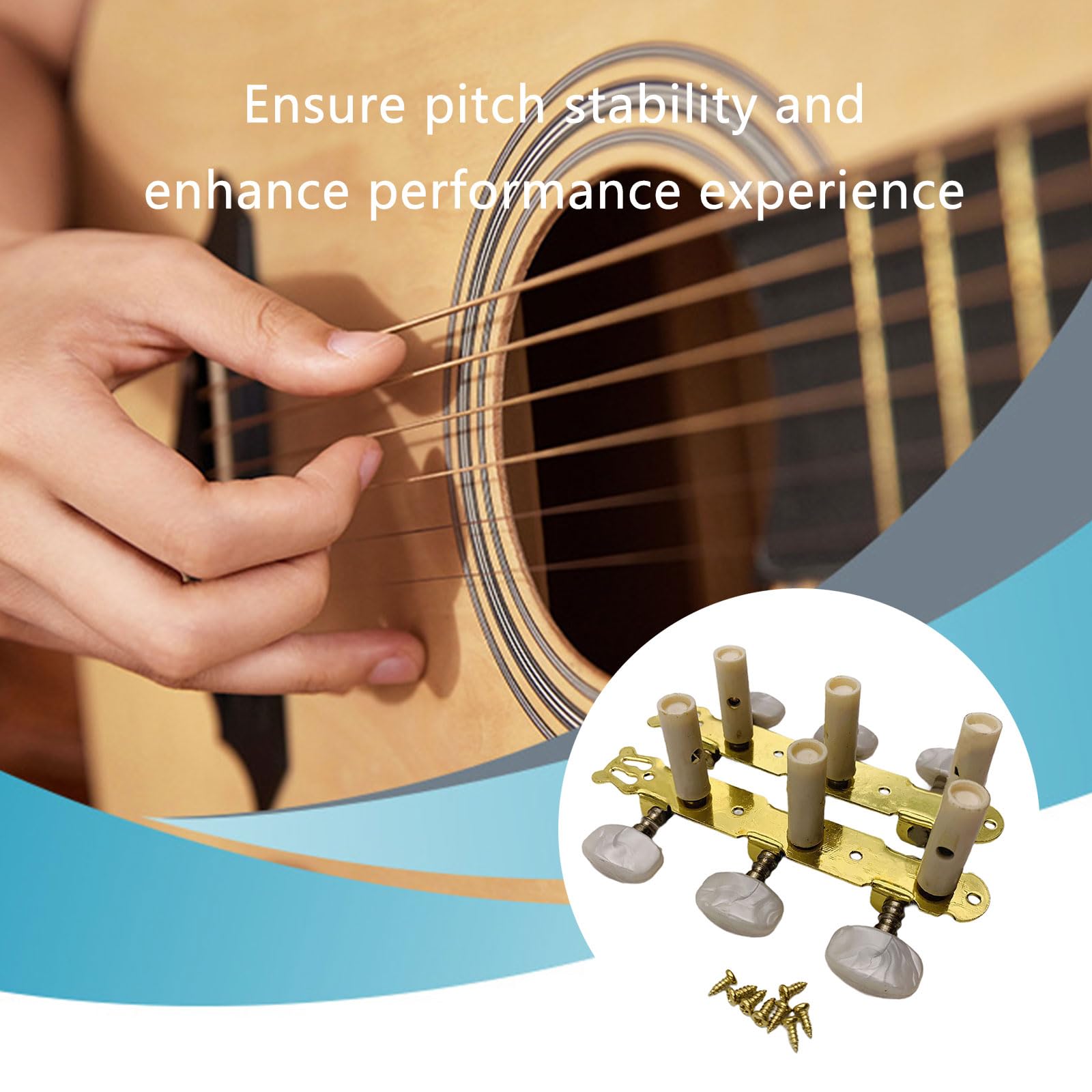 Guitar Tunings Key Tuners Replacement Vintage Styles Guitar Tunings Pegs Key Machine Head For Classical Guitar Enduring