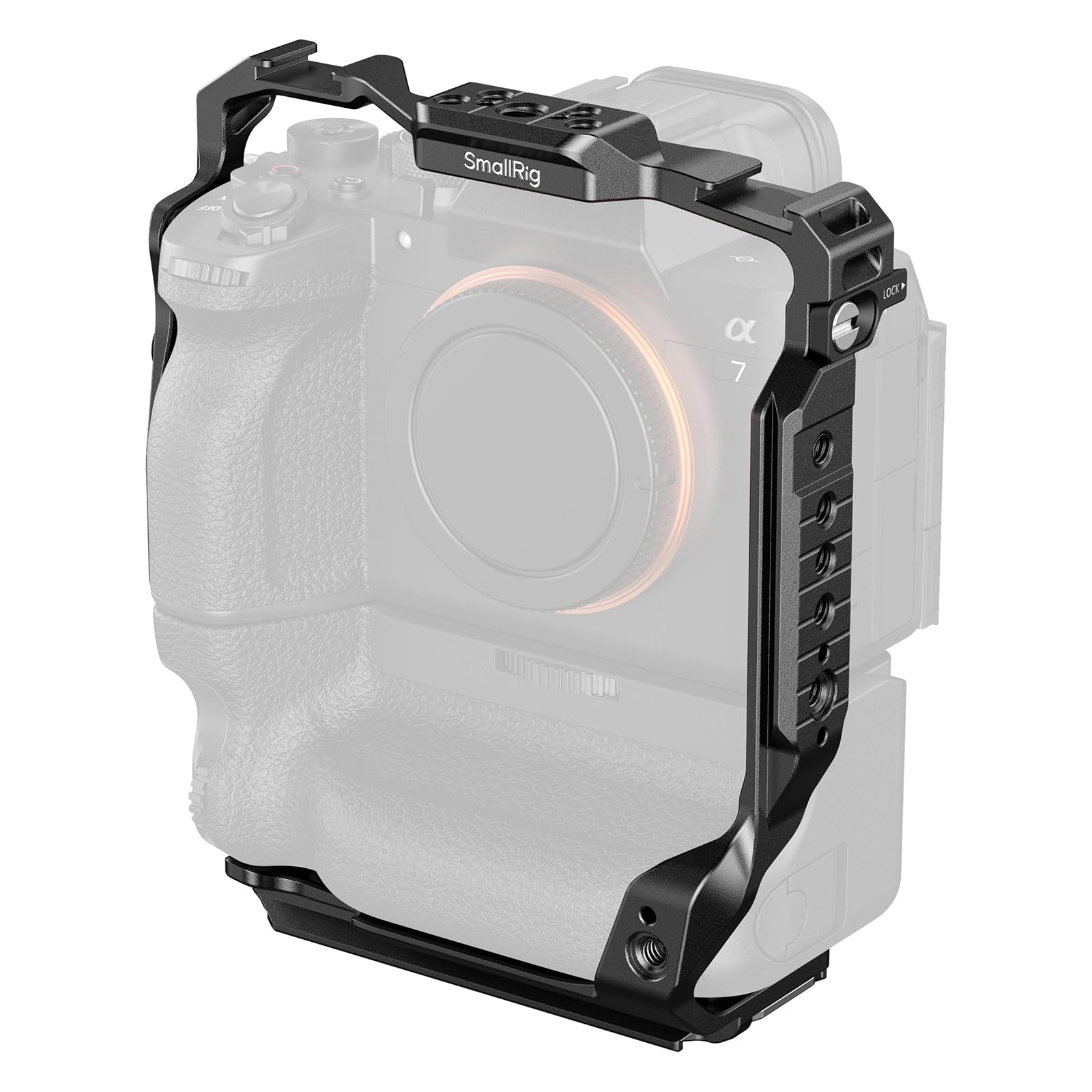 SmallRig Cage for Sony Alpha 7R V / 7 IV / 7S III / 1 / 7R IV / 7 V with Vertical Grip VG-C4EM 6114-picture-16