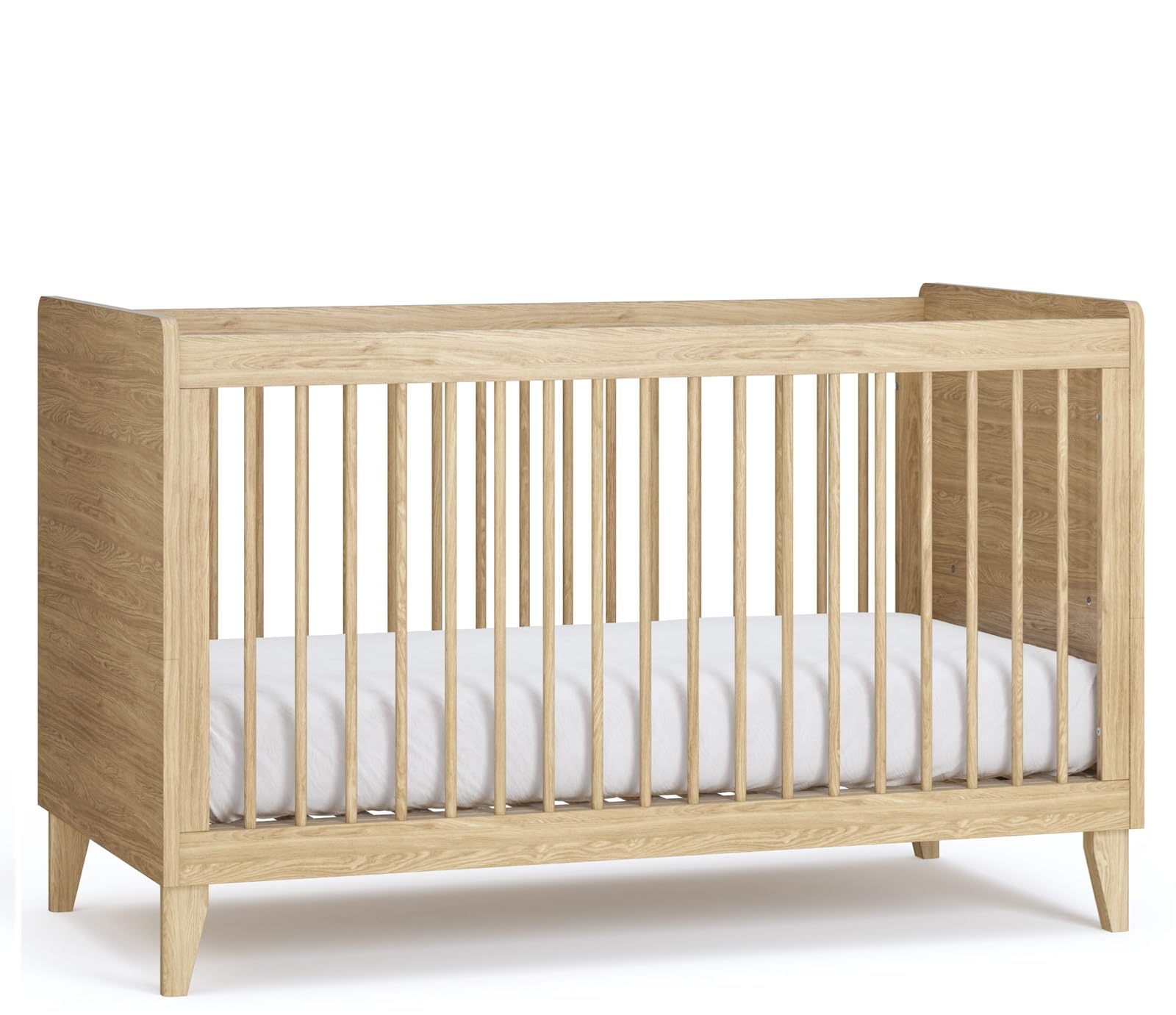 QMM Babyzimmer Kinderzimmer Maya komplett Set B Kleiderschrank Kommode Wickelaufsatz Bett
