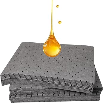 30 St ck Universelle  lsaugt cher  lbindematte Saugmatte  labsorbierende Matten f r Werkstatt Versch ttete Fl ssigkeiten auf  l und Wasserbasis
