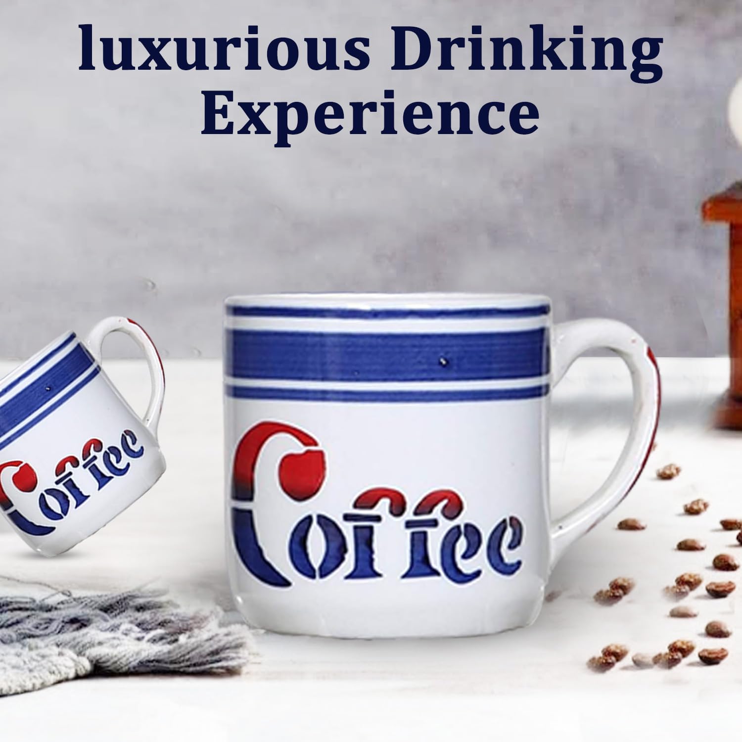 RAJ ROYAL Ceramic Stylish Coffee Tea Cup for Kids Girls Boys Coffee Printed Microwave Safe Mug Best Gift for Friends Anniversary Birthday (Set of 1, 300 ml) - Image 6 thumbnail