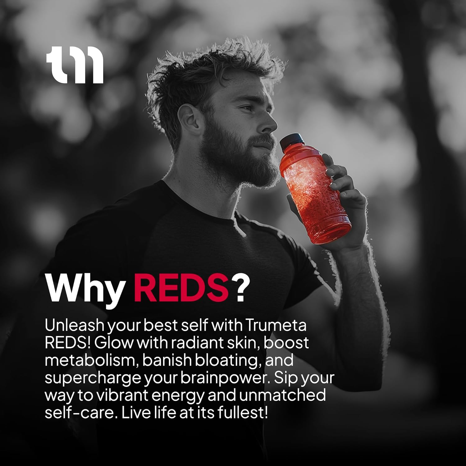 TRUMETA® Reds Powder Jar - for Immune Support and Memory I Reds Superfood Powder Antioxidants Polyphenols Blend with Acai Berry, Goji Berry, Pomegranate