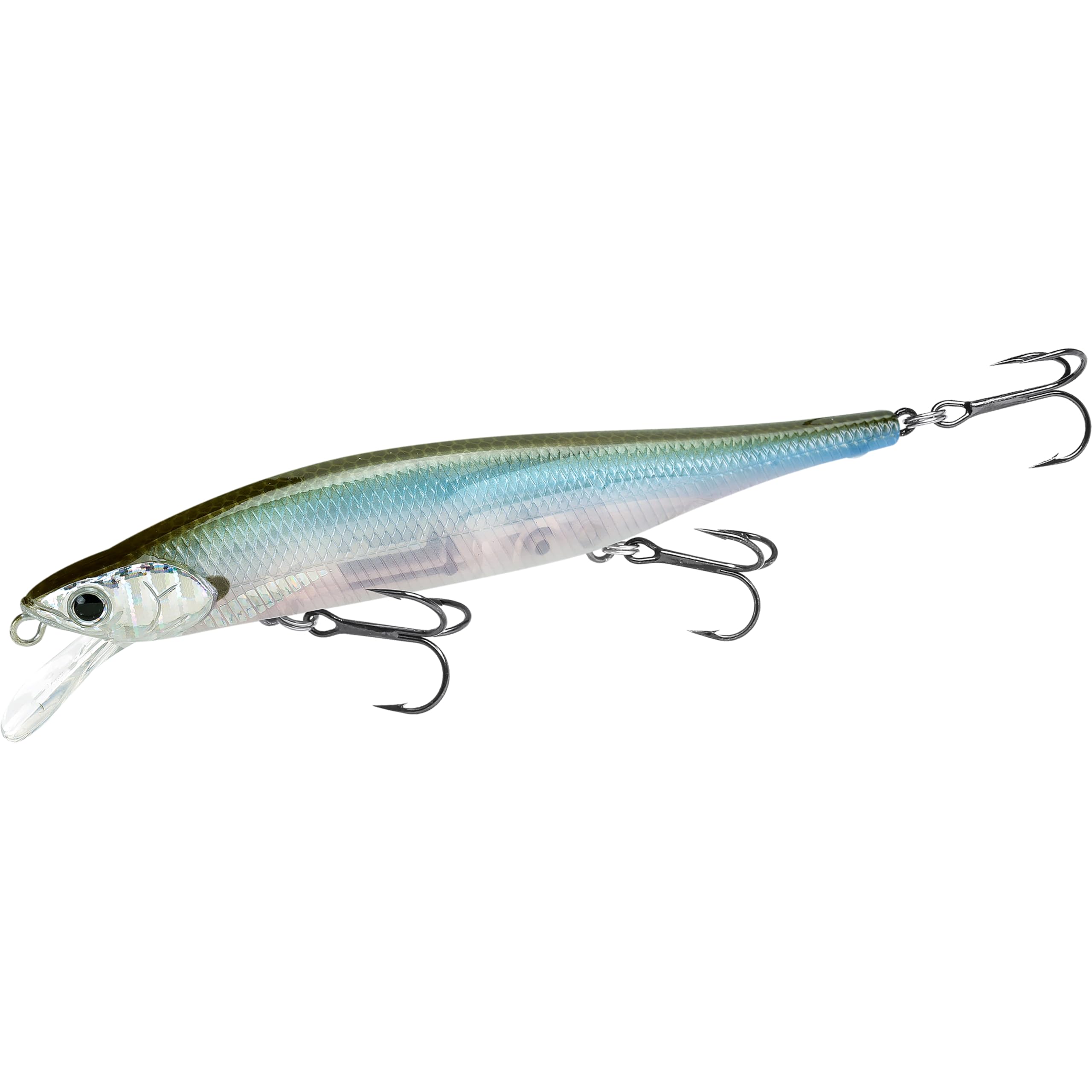 LUCKY CRAFT Lightning Pointer 110SP Fishing Lures, 4-1/2” Suspending Jerkbait Bass Lure, 6ft Depth Hard Bait, Freshwater Trout Lures, Premium Fishing