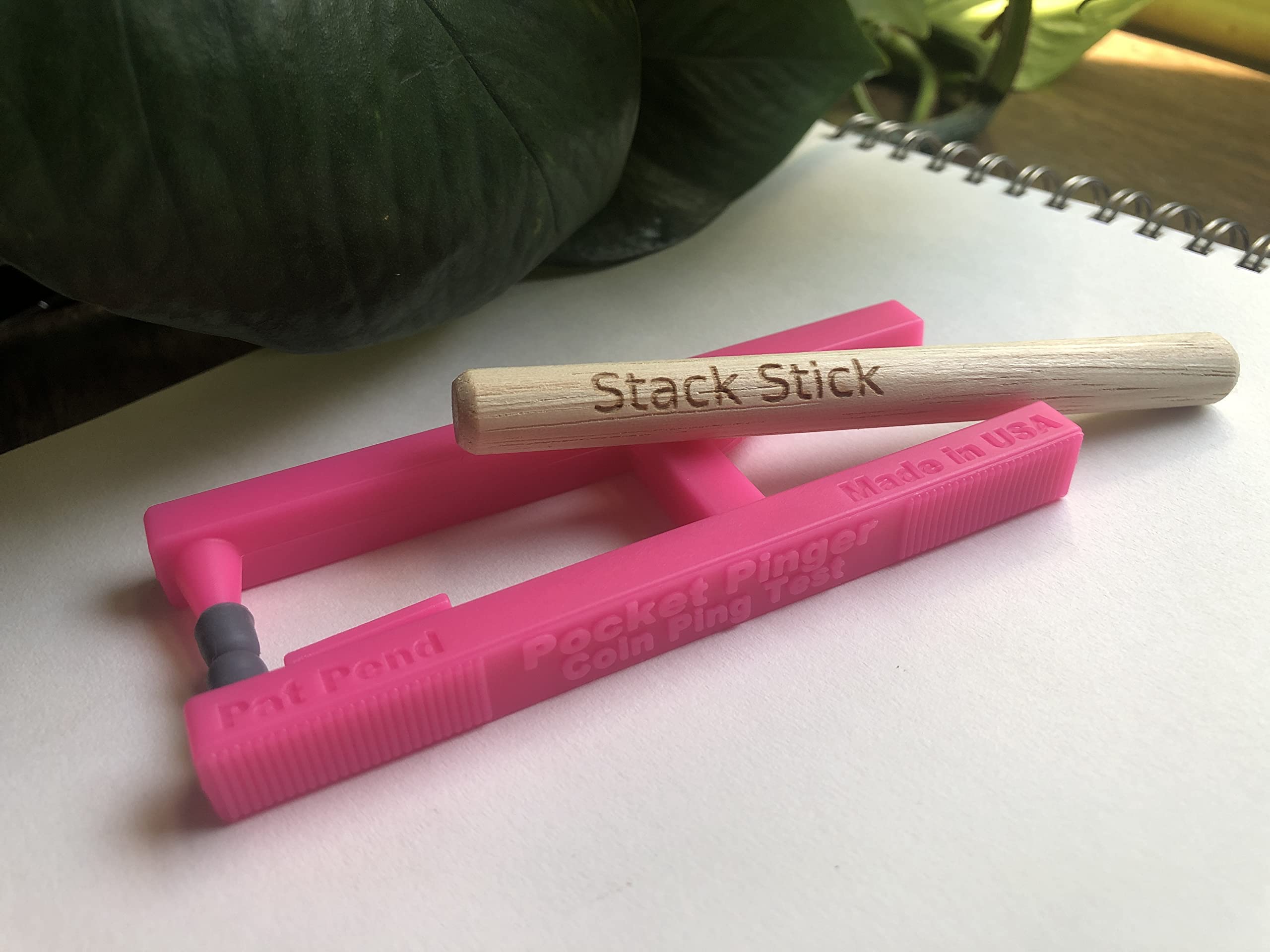 新品　ポケットピンガー+スタックスティック、コインピンテスト + アプリ　① Amazon.com: The Pocket Pinger + Stack Stick, Coin Ping Test