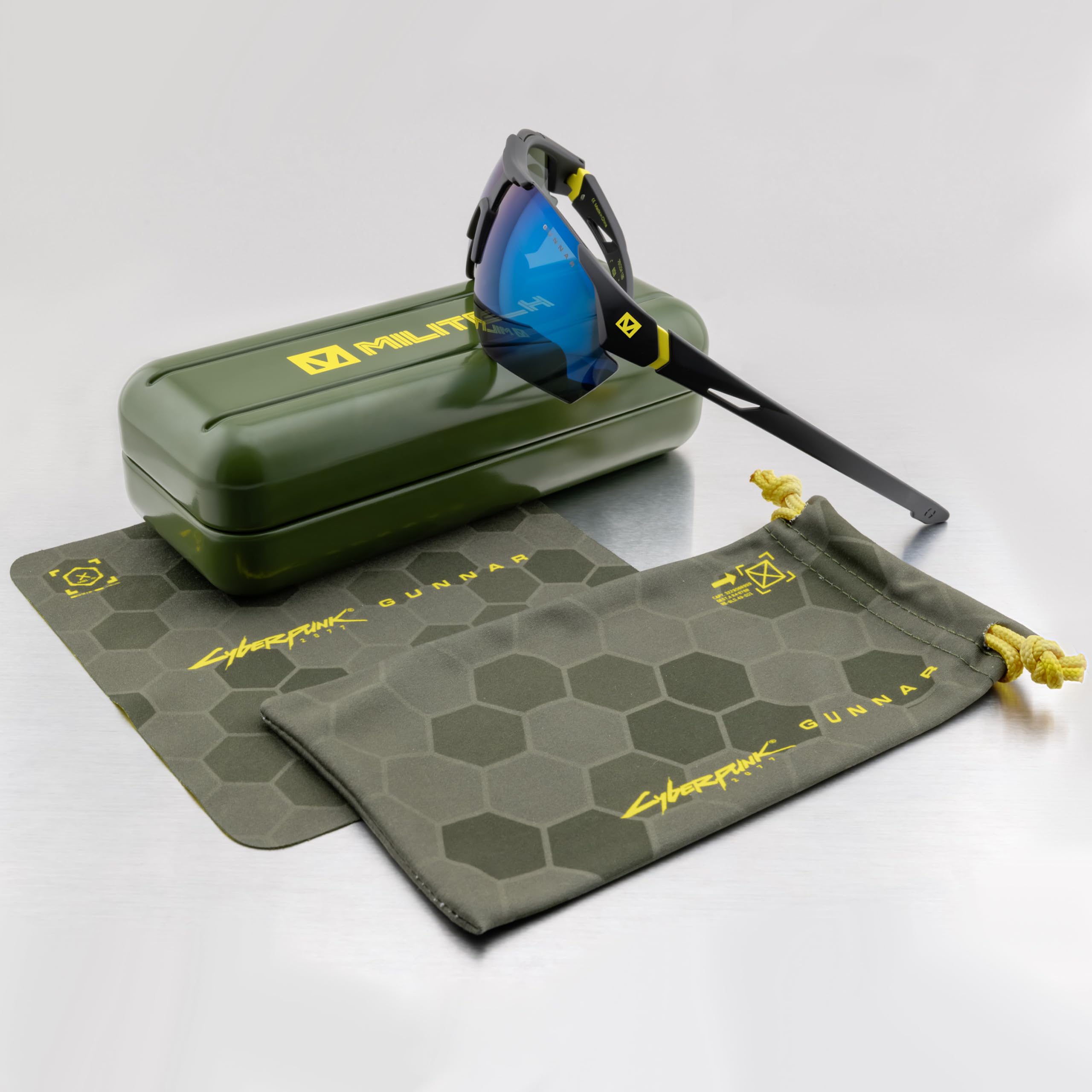 Gunnar x Cyberpunk 2077 - Militech Gafas luz azul