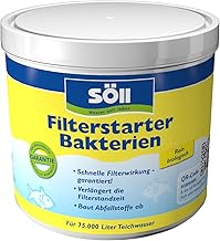 Söll Filter starter bacteria high-purity micro-organisms for ponds - natural filter bacteria activate the biology of the filters in the garden pond, fish pond, koi pond, swimming pond