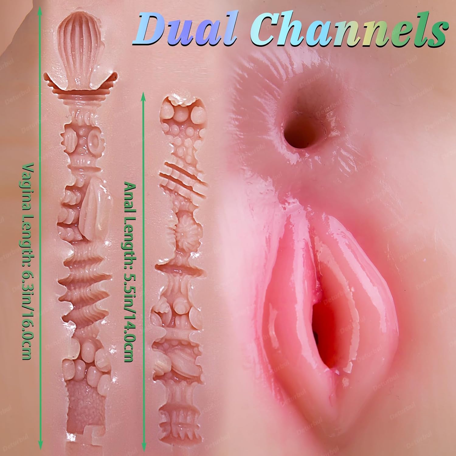 Realistic Sex Doll Torso for Men - Chicken Animal Male Masturbator with Tight Vaginal and Deep Anal, Full Size Cute Chick Sex Toy Pocket Pussy Male Stroker Adult Toy for Men Women Sex Pleasure 6 lb