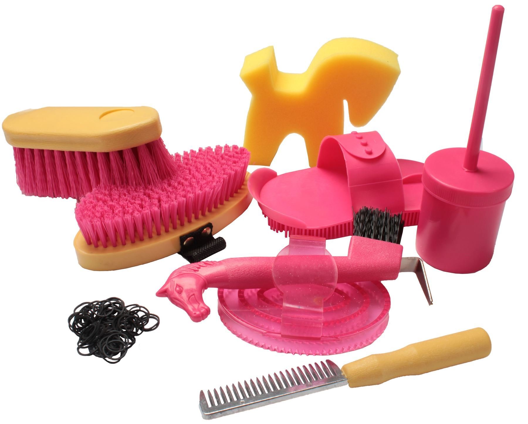 Horka Red Horse Putzbox Mini mit Inhalt (Vivid Viola (violett))