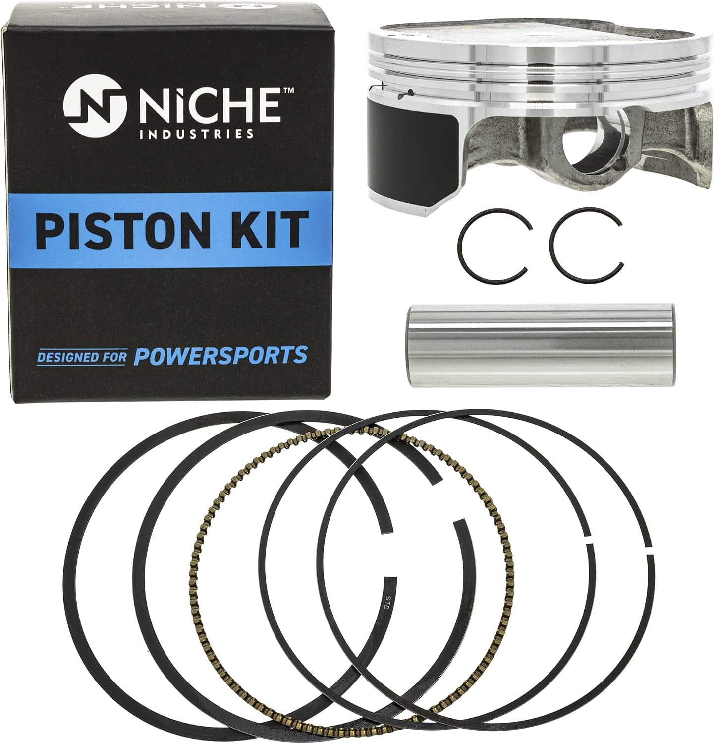 NICHE 94mm Big Bore Top End Repair Kit for Kawasaki Suzuki Arctic Cat KFX400 400DVX Quadsport Z400 LTZ400 2003-2014