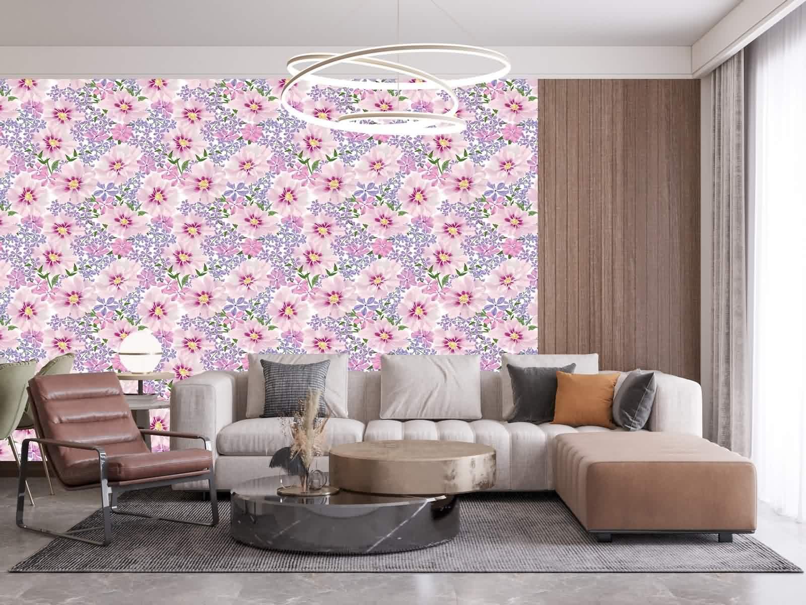 Küchenaufkleber Blume Selbstklebend Dick Küche Outdoor Wanddesign