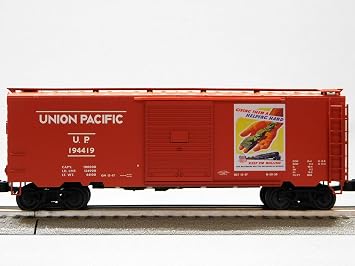 Lionel Union Pacific WWII BOXCAR Art PS1 Pack #6 O Gauge 3 CAR Set 2442060