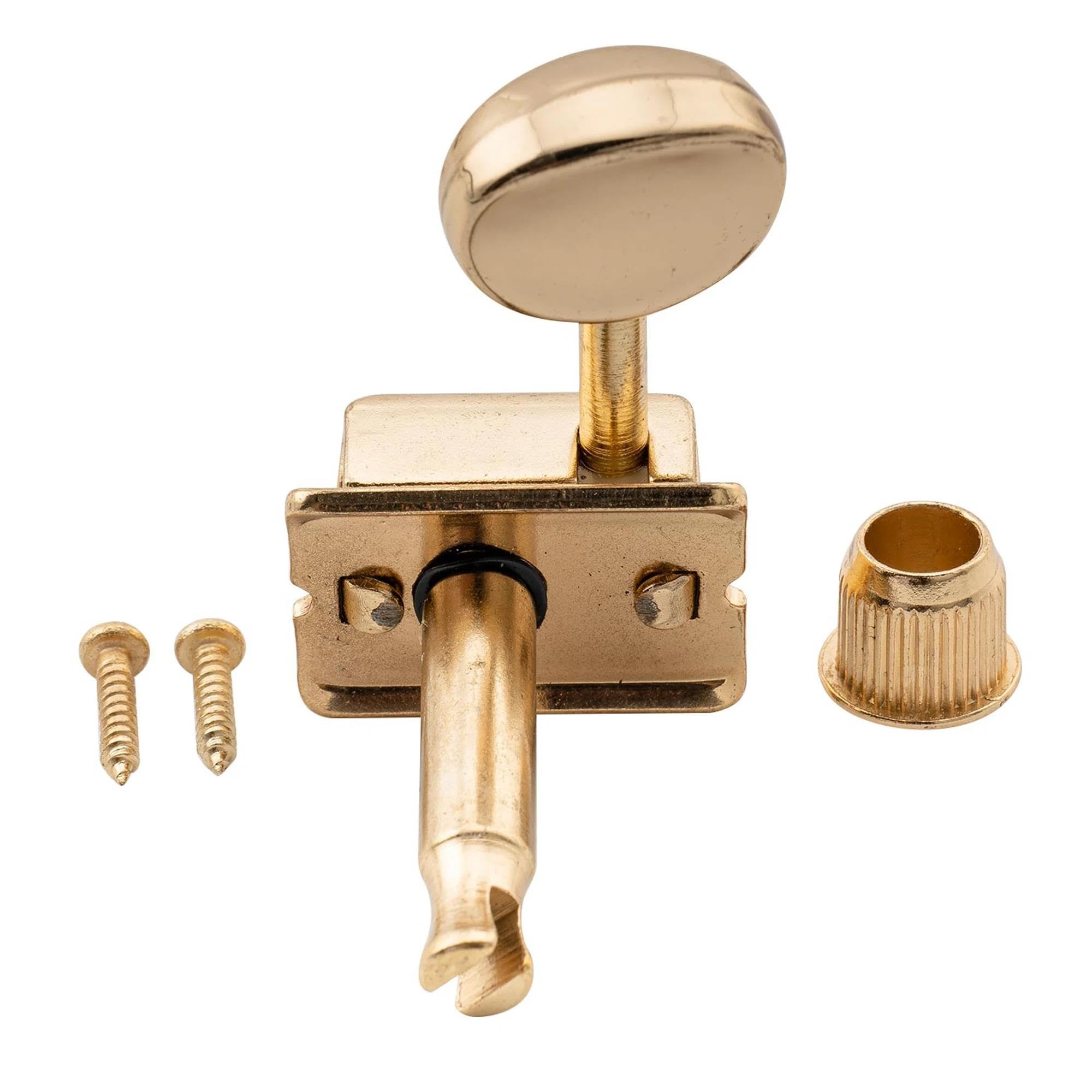 Guitarra Clavijas De Afinación 6 Afinadores De Guitarra En Línea Cabezales Máquina Clavijas Afinación Juego Llaves Accesorios Para Instrumentos Musicales(Gold)
