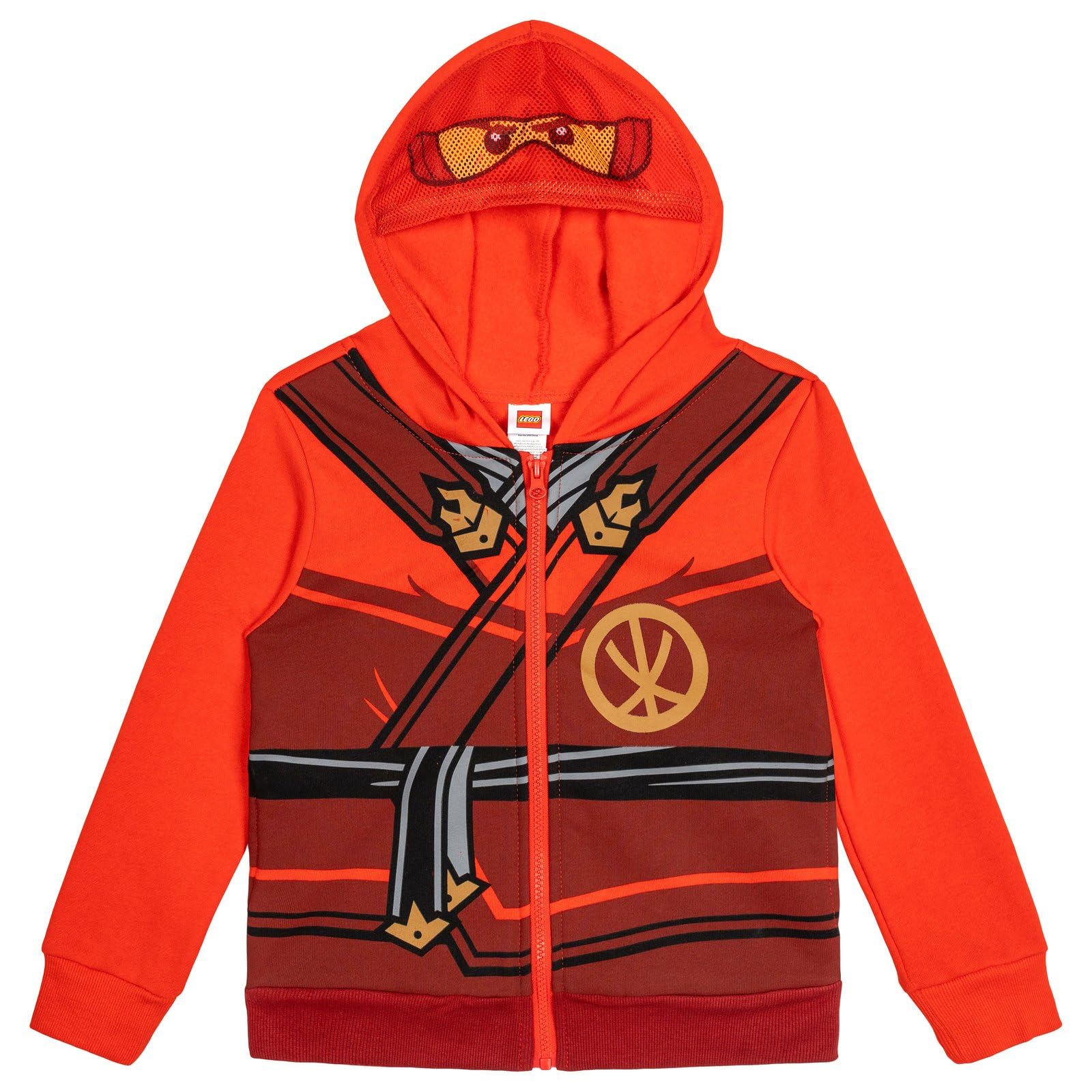 Ninjago Boys' Cosplay Fleece Zip-Up Hoodie Toddler to Big Kid