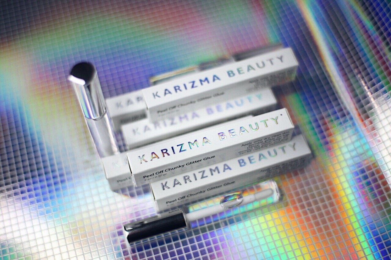 Cosmetic Glitter Glue // Peel Off Formula ✮ KARIZMA Beauty ✮ Face Chunky Glitter Glue Adhesive Body Cosmetic Makeup : Beauty & Personal Care
