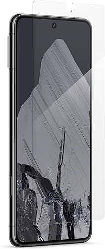 ZAGG InvisibleShield Glass Elite - Protector de pantalla para Google Pixel 8 Pro, 5 veces más fuerte con bordes reforzados, superficie resistente a