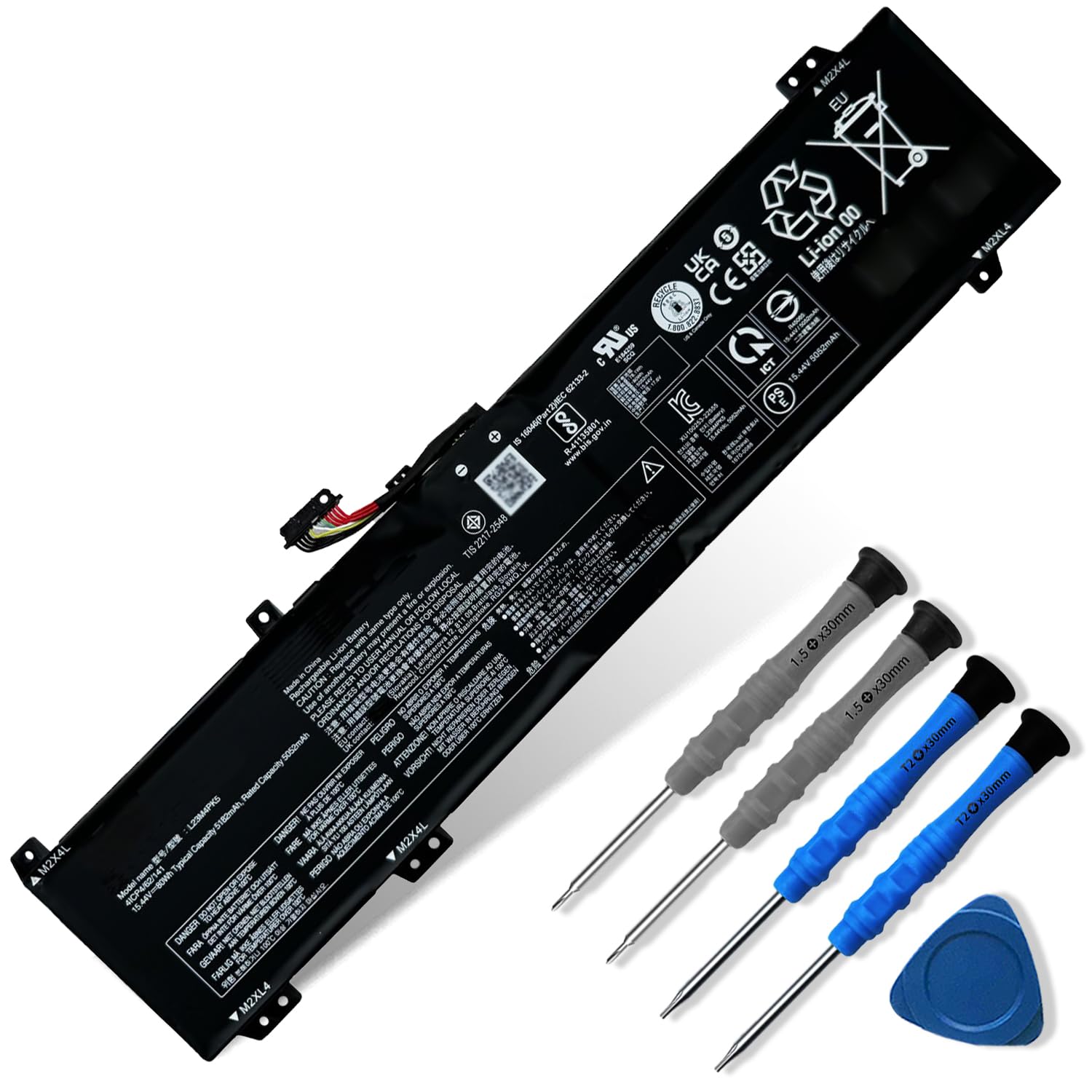 Dentsing 80Wh 5182mAh L23M4PK5 Laptop Battery Compatible with Lenovo Legion 5i(16 Gen 9) / Y7000P IRX9 2024 / Legion 5 16IRX9 83EW 83DG Series