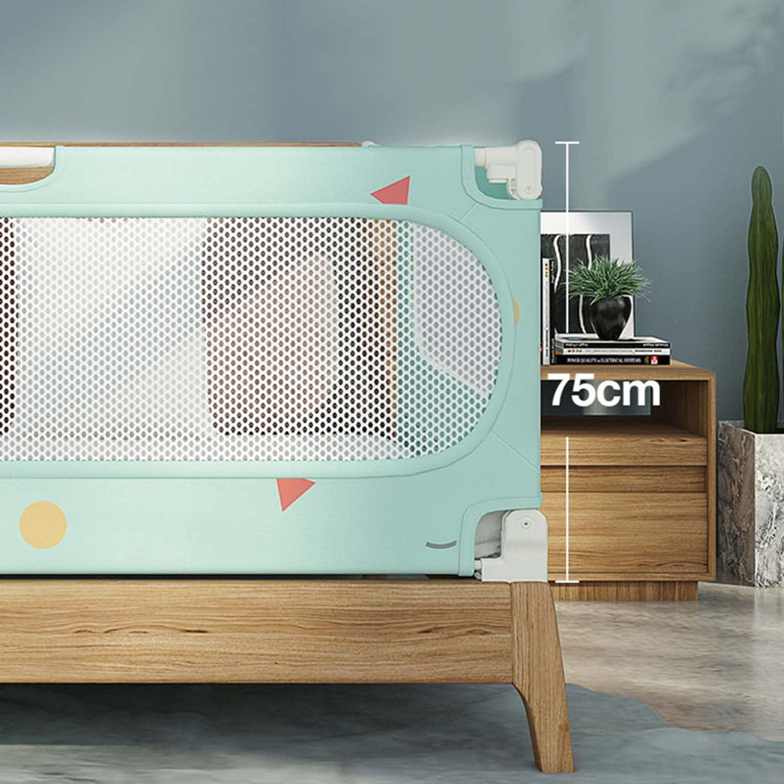 Bettgitter für extra Lange und extra hohe Betten, Bettschutzgitter, Bettzaun, Bettgitterschutz für Erwachsene, Bettgitter für, für Zwillingsbett, Doppelbett, volle Größe, Queensize, Kingsize