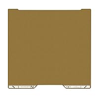 Vista 1 de Hoja PEI de 13.976 x 13.642 in para laboratorio H2D, cama de impresión texturizada de doble cara, tablero de plataforma de acero flexible de resorte