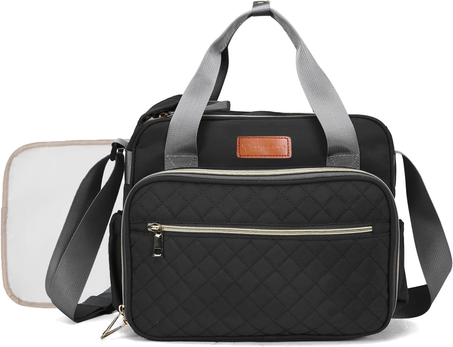 Small Diaper Bag Tote for Girls Baby Nappy Bag - Travel&Outdoor Stroller Organizer Cute Diaper Maternity Bag for Mom Daddy