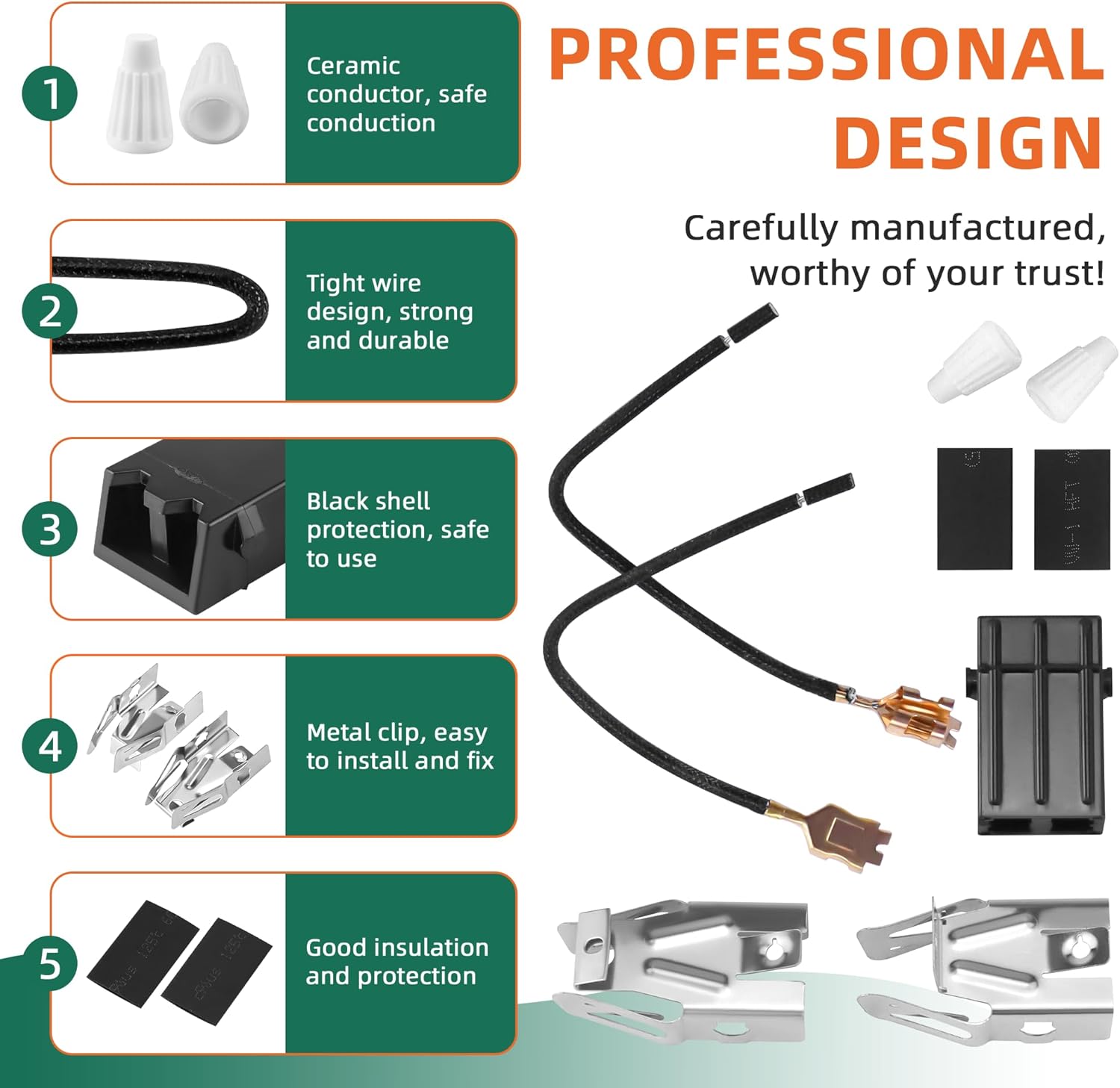 Black Burner Drip Pans 5304430149(6")5304430150(8") Electric Stove Burners MP15YA(6") MP21YA(8")330031 Surface Element Receptacle Compatible for Frigi-daire Ken-more Cro-sley Tap-pan by MIFLUS