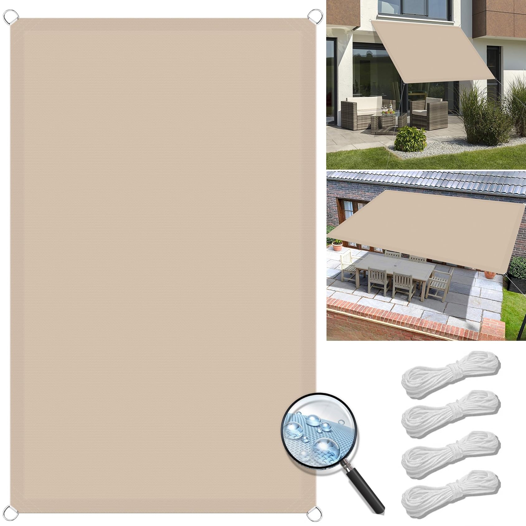 pes sonnensegel 8.5 x 8.5 m Sonnenschutz, PES-Kunststoff, Winddicht Uv-Beständig Reißfest Sonnen Segel Sonnenschutz Sichtschutz für Außenbereiche Garten, Beige Color:SMOKE-ARMY-BLACK Scott VOLTAGE JR 12 Gildan 18600