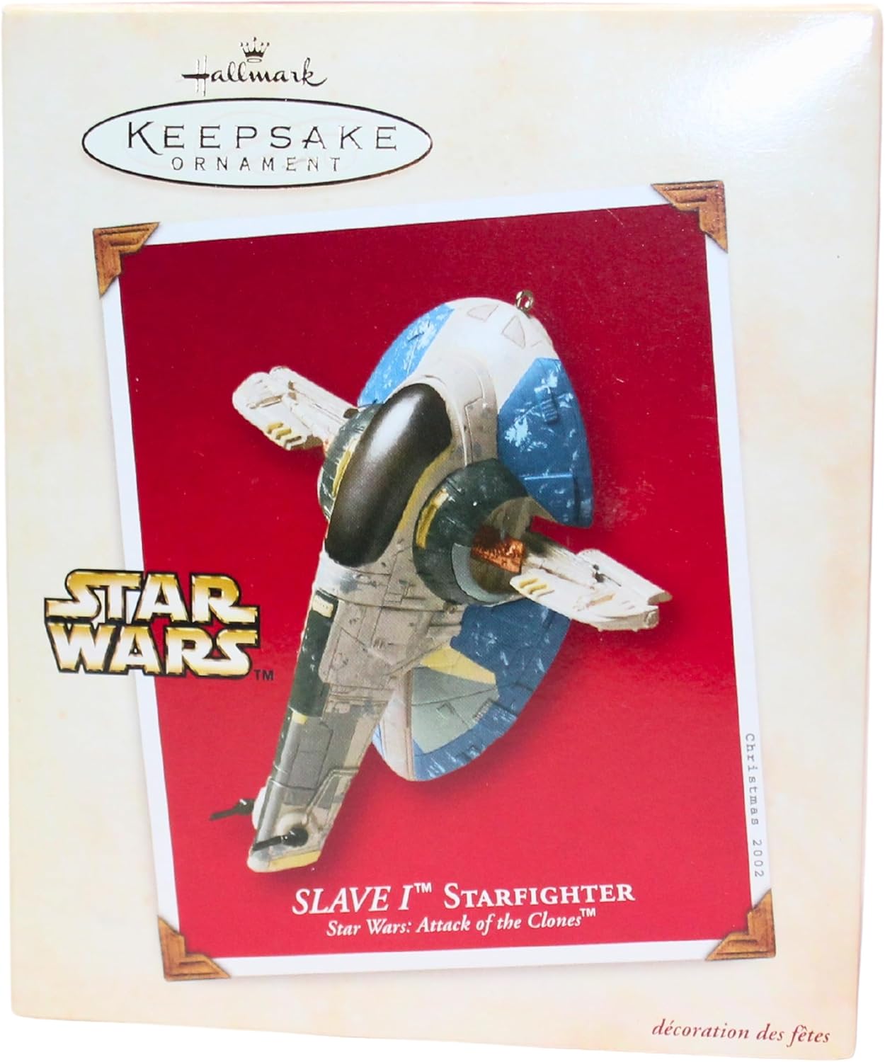 1 X Jango Fetts Slave I Starfighter 2002 Star Wars Hallmark Keepsake Ornament