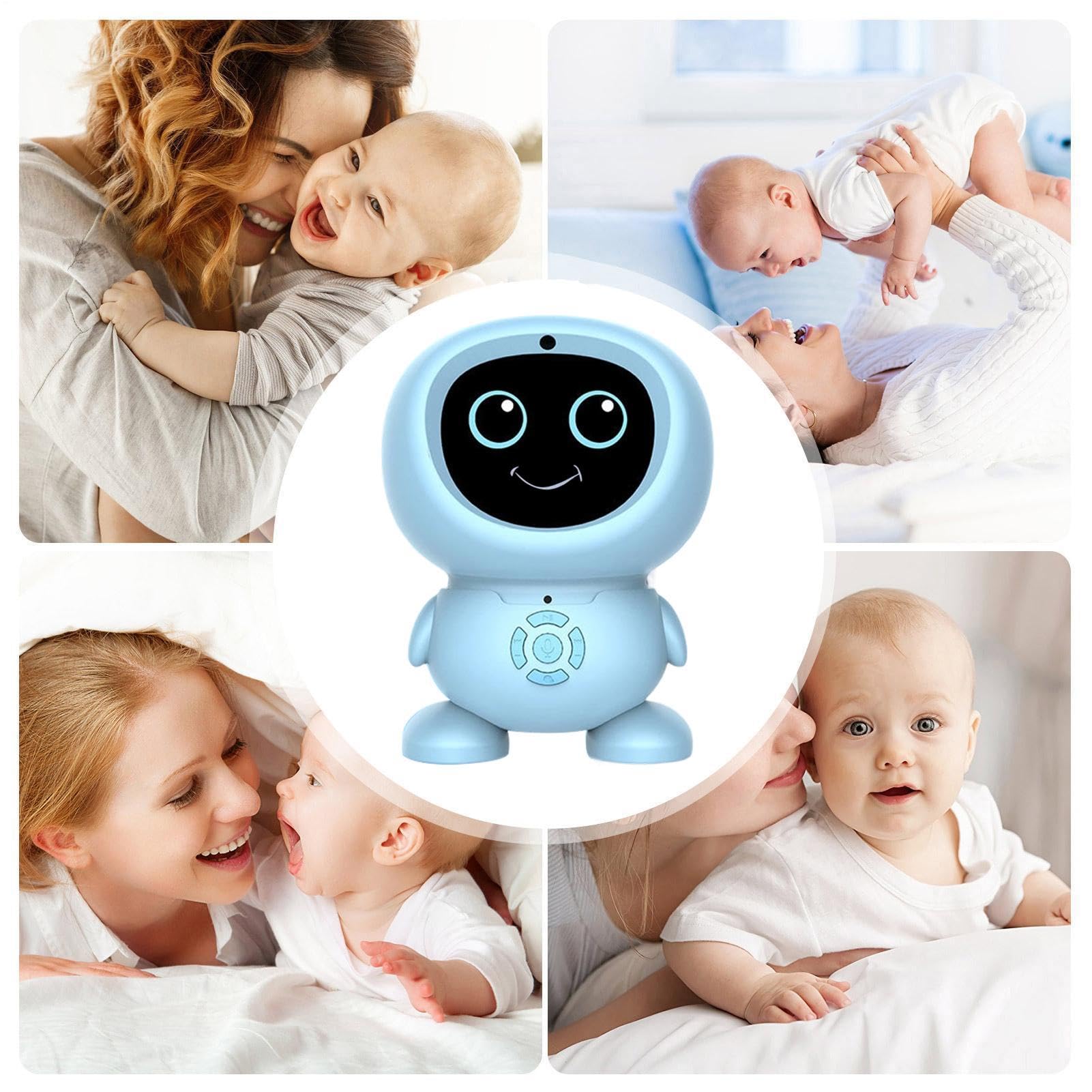 Generico Giocattoli robot per bambini,Chat Vocale e Apprendimento Portatile con AI - Giocattolo Robot Interattivo - per Ragazzi, Anziani, Famiglia, Scuola, Regali Natale Compleanno