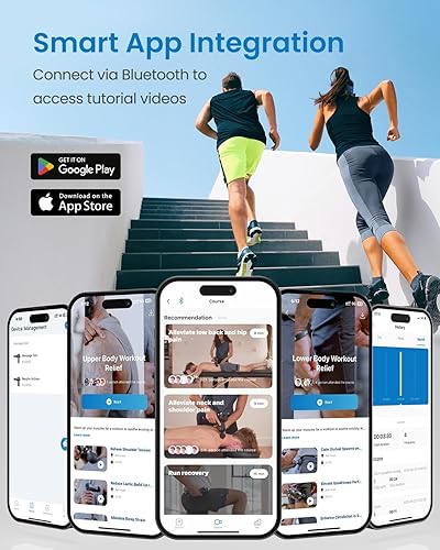 Miniatura 3 de RENPHO Pistola de masaje de tejido profundo elegible para la FSA, regalos de cumpleaños de Navidad para mujeres y hombres, masajeador muscular de