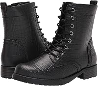 Vista 7 de Tienda Essentials - Botas de combate con cordones para mujer