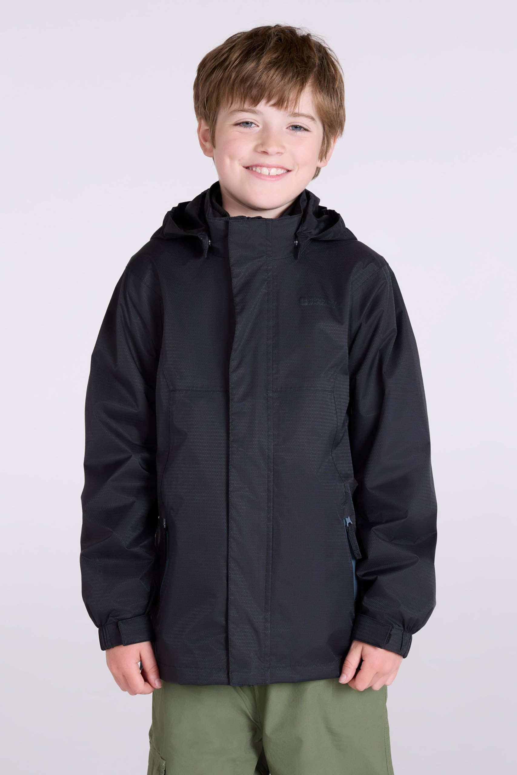 Mountain Warehouse Veste 3 en 1 Bracken Melange pour Enfants - Manteau imperméable, Respirant, Coutures étanches, Doublure en Maille - Printemps été