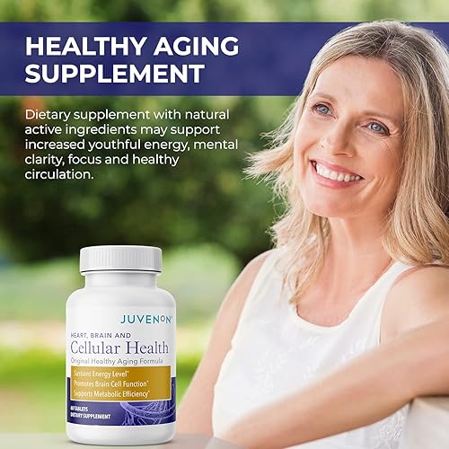 Miniatura 2 de Juvenon Suplemento cerebral de salud celular Nootropic Booster para Focus Memory Clarity Energy Apoyo cerebral avanzado para hombres y mujeres