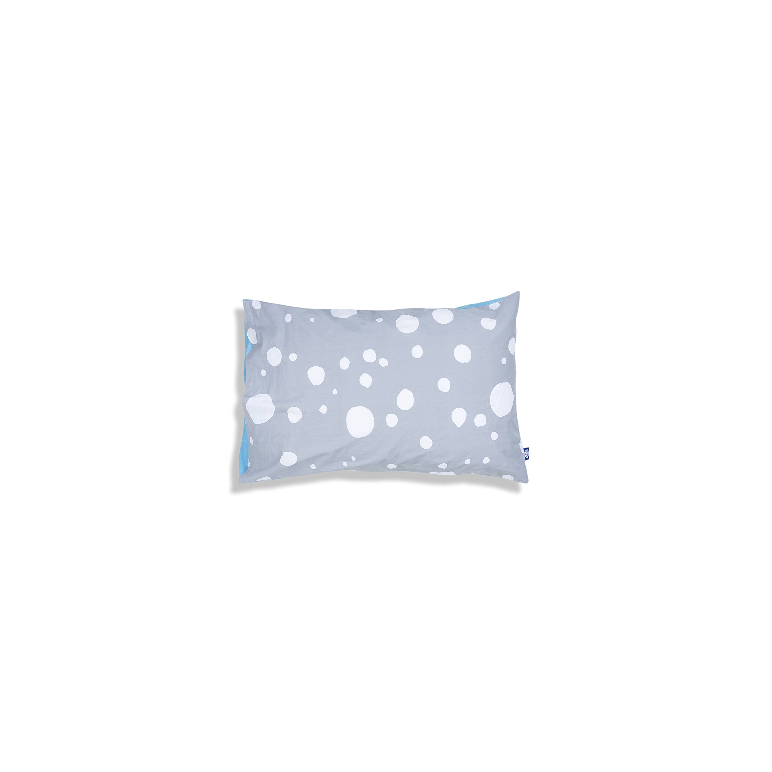 100% algodón orgánico Cuna Juego de cama (azul – Moony)