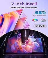 Vista 3 de Rimoody 4G+128G Estéreo de Coche Doble DIN inalámbrico CarPlay Android Auto, Android Car Radio 7 '' en la célula pantalla táctil/GPS/Bluetooth