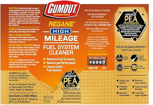 Miniatura 8 de Gumout 510015 Tratamiento del sistema de combustible 6 onzas