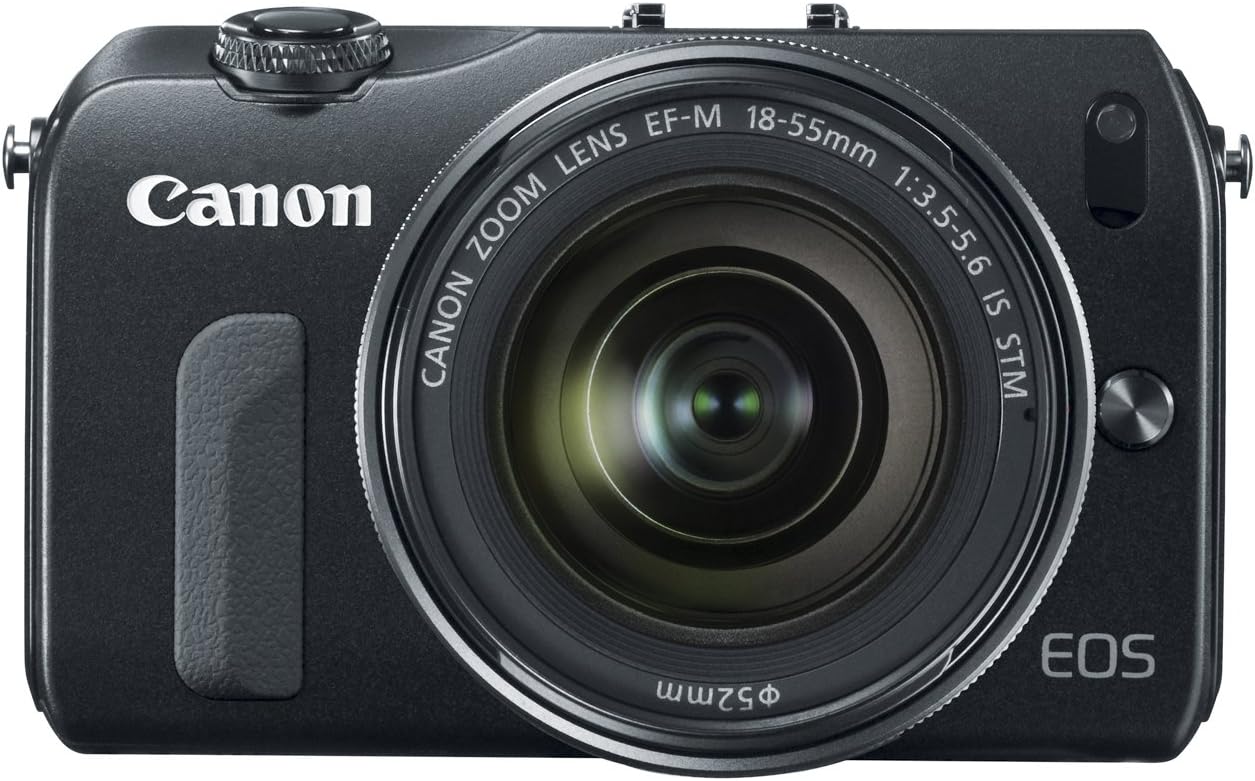 Canon EOS M + EF-M 18-55 mm 18MP CMOS 5184 x 3456 pixels Black - Digital Cameras (18 MP, 5184 x 3456 pixels, CMOS, Full HD, Touch Screen, Black)